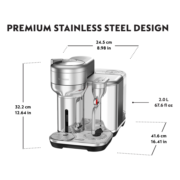 Vertuo Creatista Product Dimensions