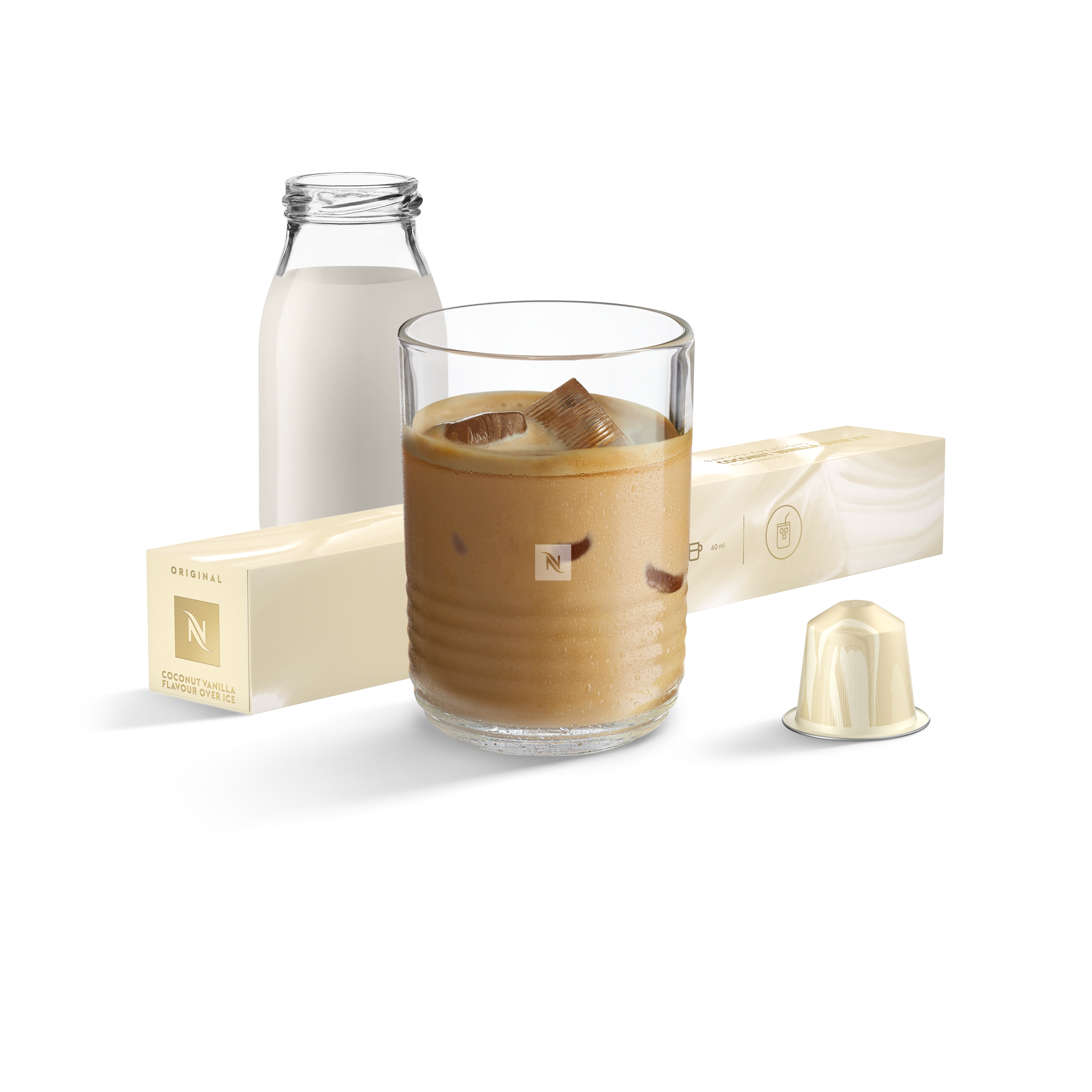 Coconut Vanilla Flavour Over Ice
